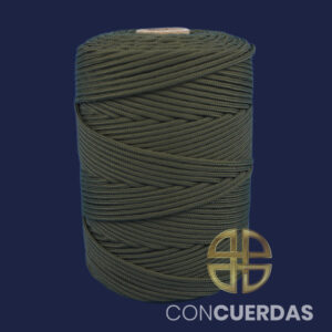 BOBINA CORDÓN RIEL - 200M. VERDE CAQUI